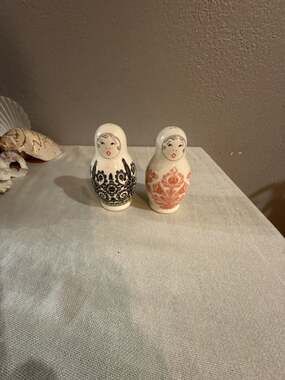 Nesting Doll Salt & Pepper Shakers